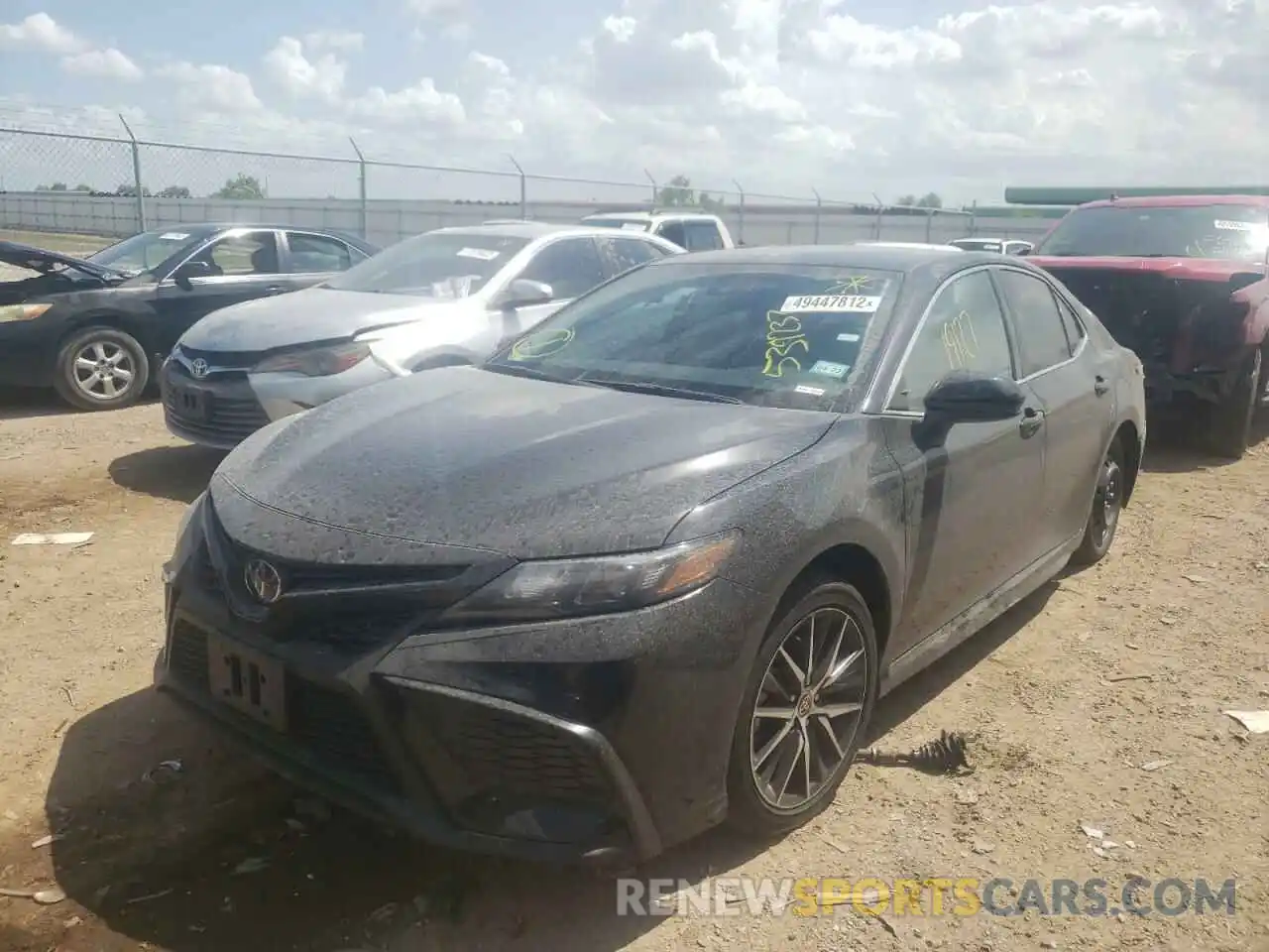 2 Photograph of a damaged car 4T1G11AK1MU539237 TOYOTA CAMRY 2021