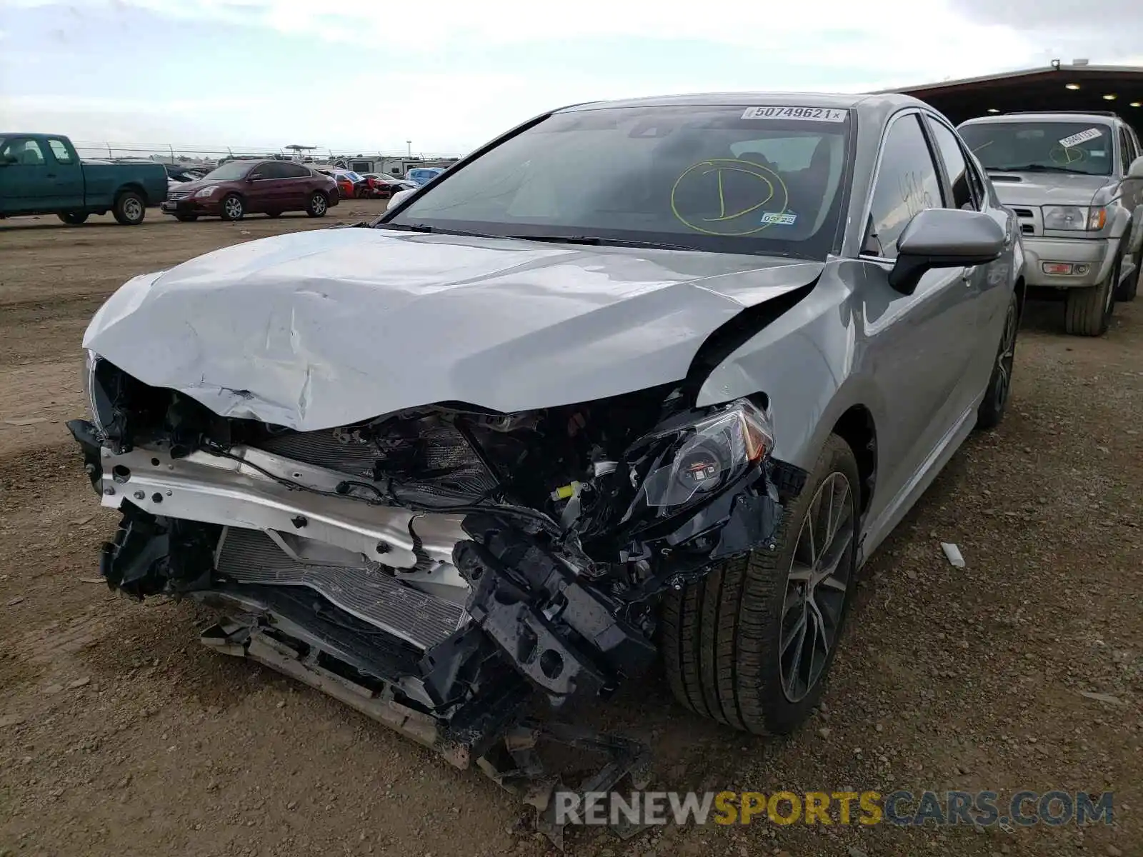 2 Photograph of a damaged car 4T1G11AK1MU547418 TOYOTA CAMRY 2021