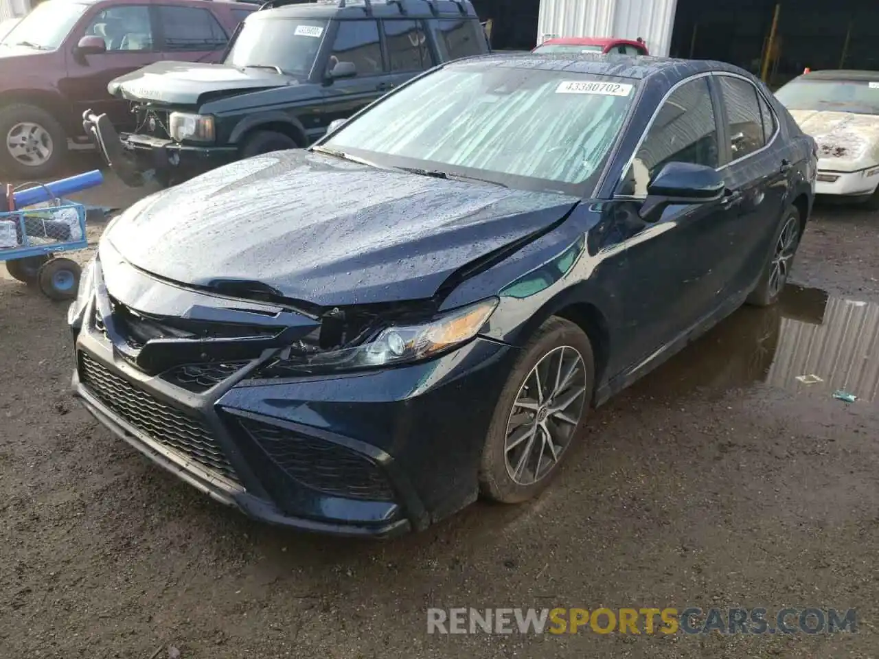 2 Photograph of a damaged car 4T1G11AK1MU547628 TOYOTA CAMRY 2021