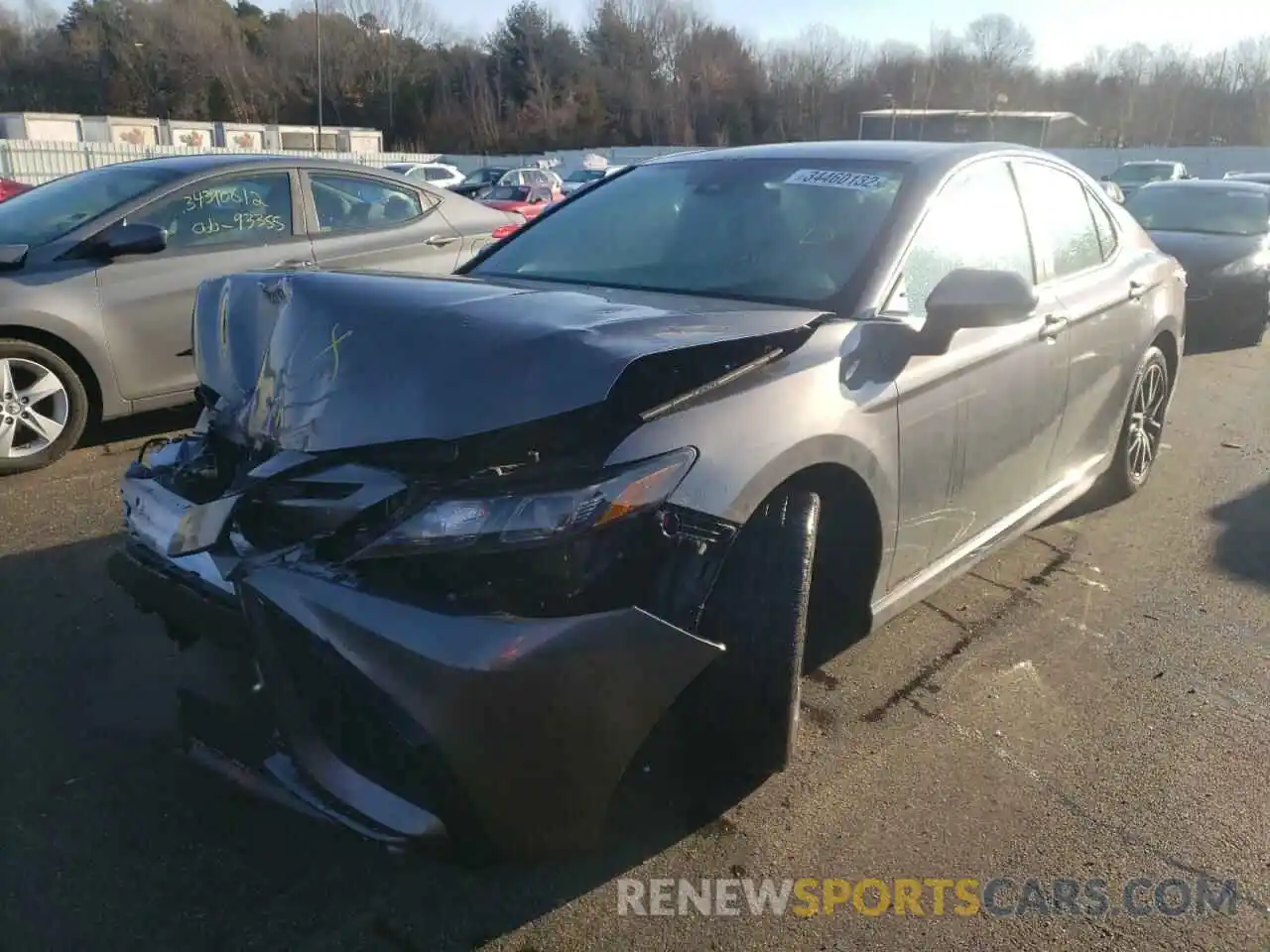 2 Photograph of a damaged car 4T1G11AK1MU548097 TOYOTA CAMRY 2021