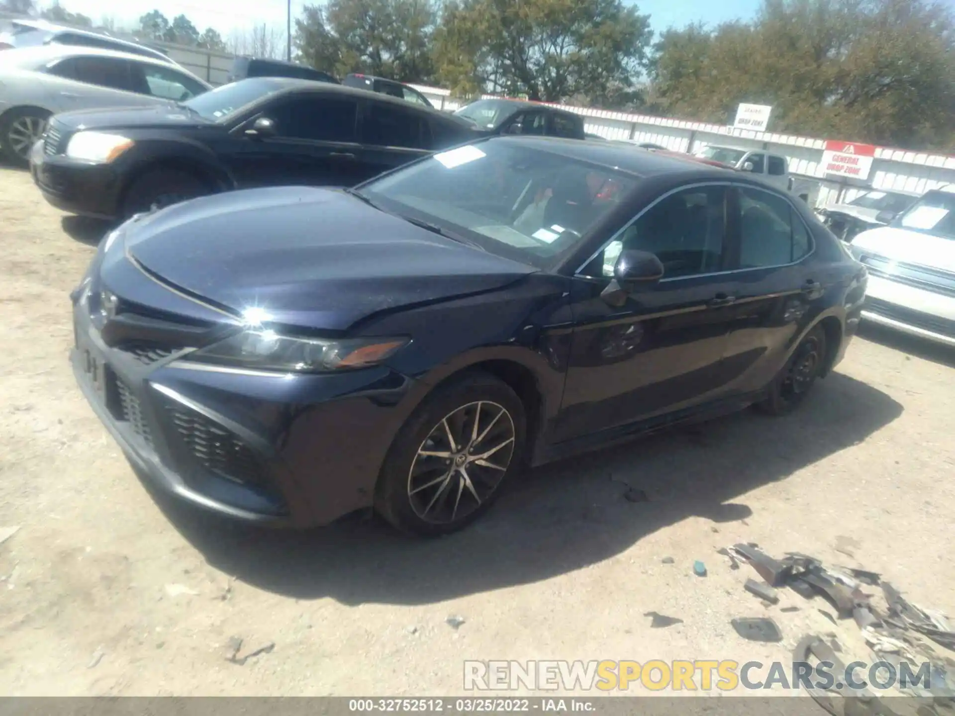 2 Photograph of a damaged car 4T1G11AK1MU549461 TOYOTA CAMRY 2021