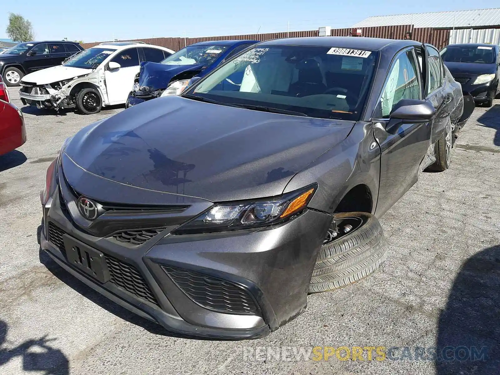 2 Photograph of a damaged car 4T1G11AK1MU551940 TOYOTA CAMRY 2021