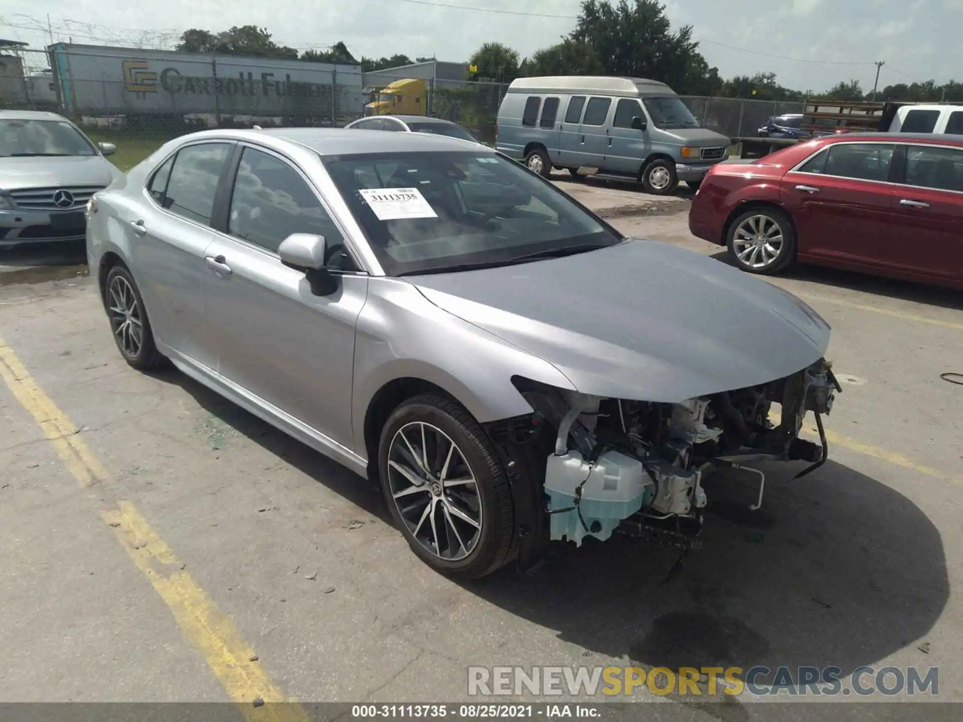 1 Photograph of a damaged car 4T1G11AK1MU553624 TOYOTA CAMRY 2021