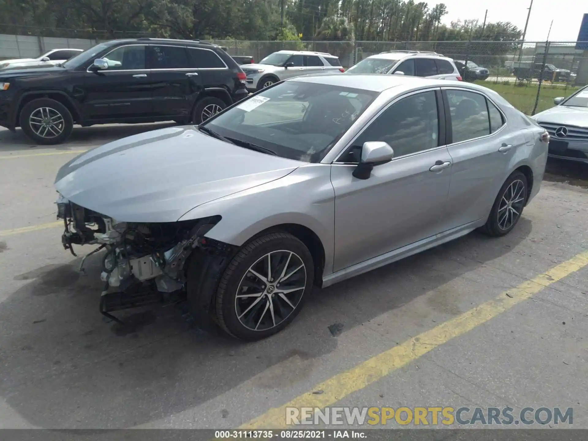 2 Photograph of a damaged car 4T1G11AK1MU553624 TOYOTA CAMRY 2021