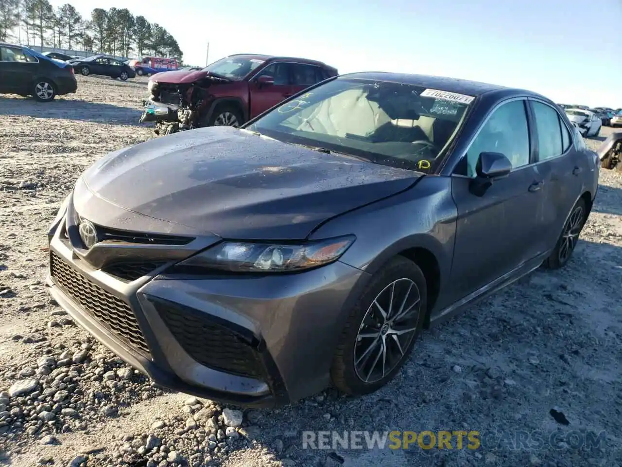 2 Photograph of a damaged car 4T1G11AK1MU556054 TOYOTA CAMRY 2021