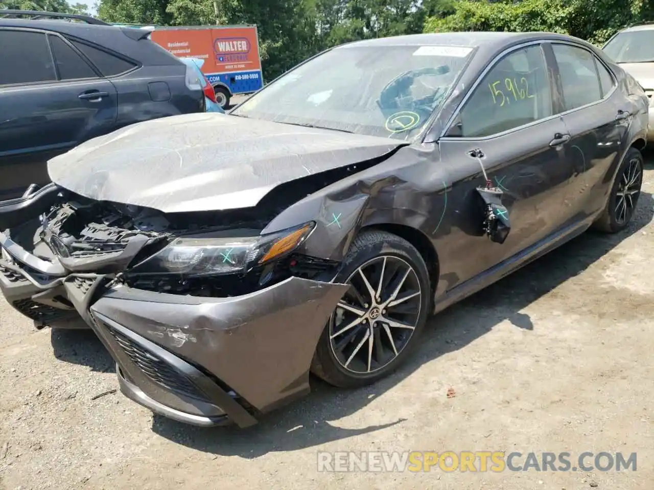 2 Photograph of a damaged car 4T1G11AK1MU564218 TOYOTA CAMRY 2021