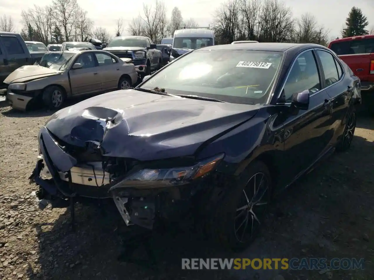 2 Photograph of a damaged car 4T1G11AK1MU568169 TOYOTA CAMRY 2021