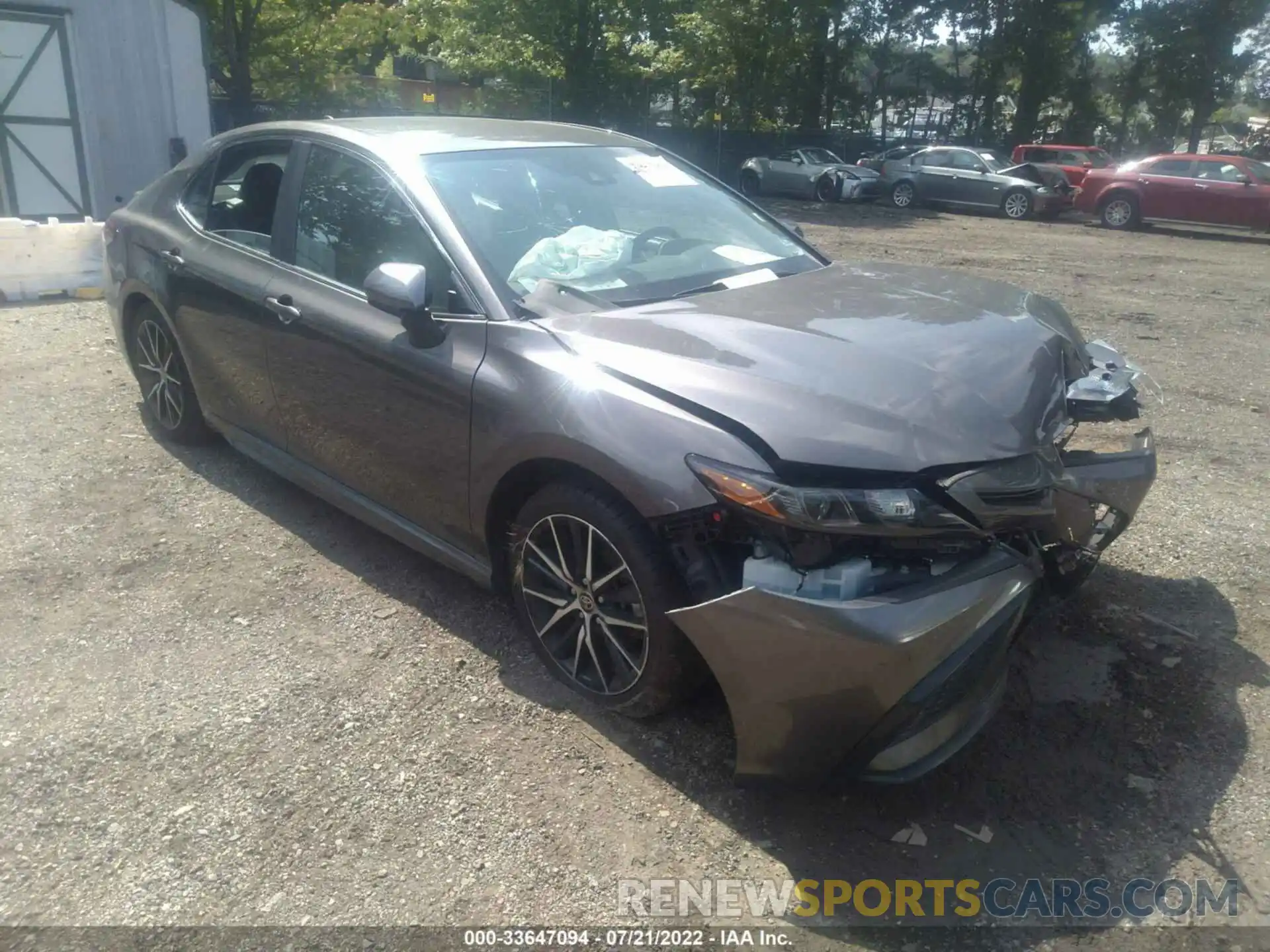 1 Photograph of a damaged car 4T1G11AK1MU573405 TOYOTA CAMRY 2021