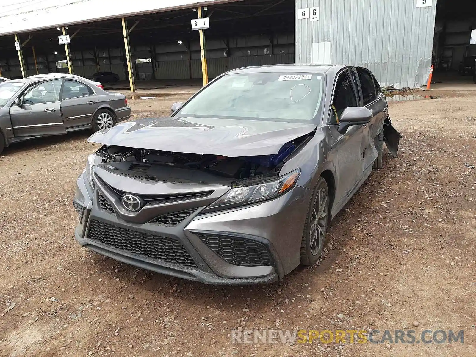 2 Photograph of a damaged car 4T1G11AK1MU578717 TOYOTA CAMRY 2021