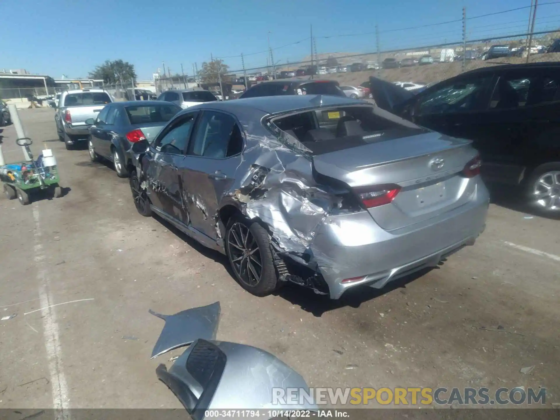 3 Photograph of a damaged car 4T1G11AK1MU583822 TOYOTA CAMRY 2021