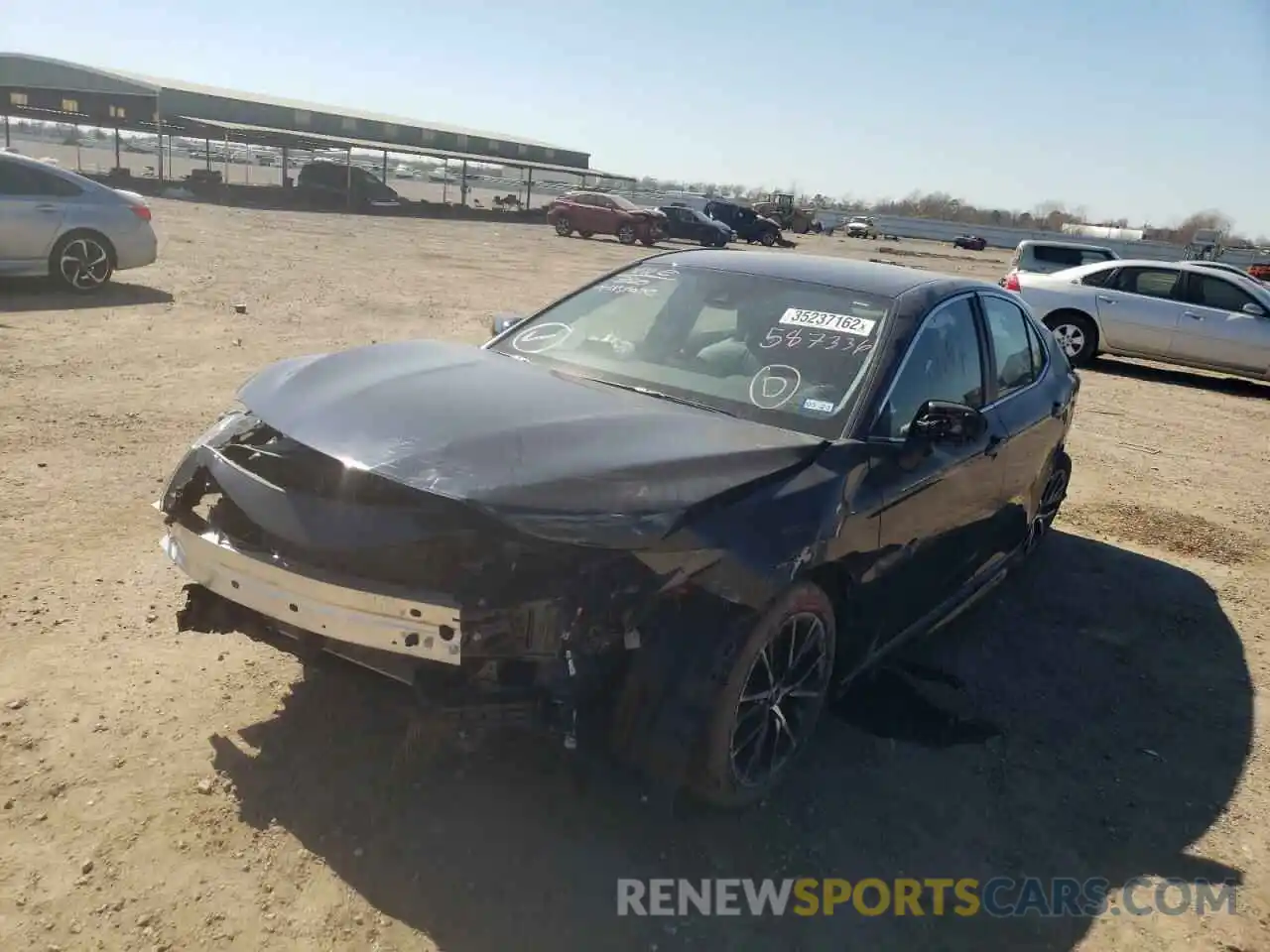 2 Photograph of a damaged car 4T1G11AK1MU587336 TOYOTA CAMRY 2021