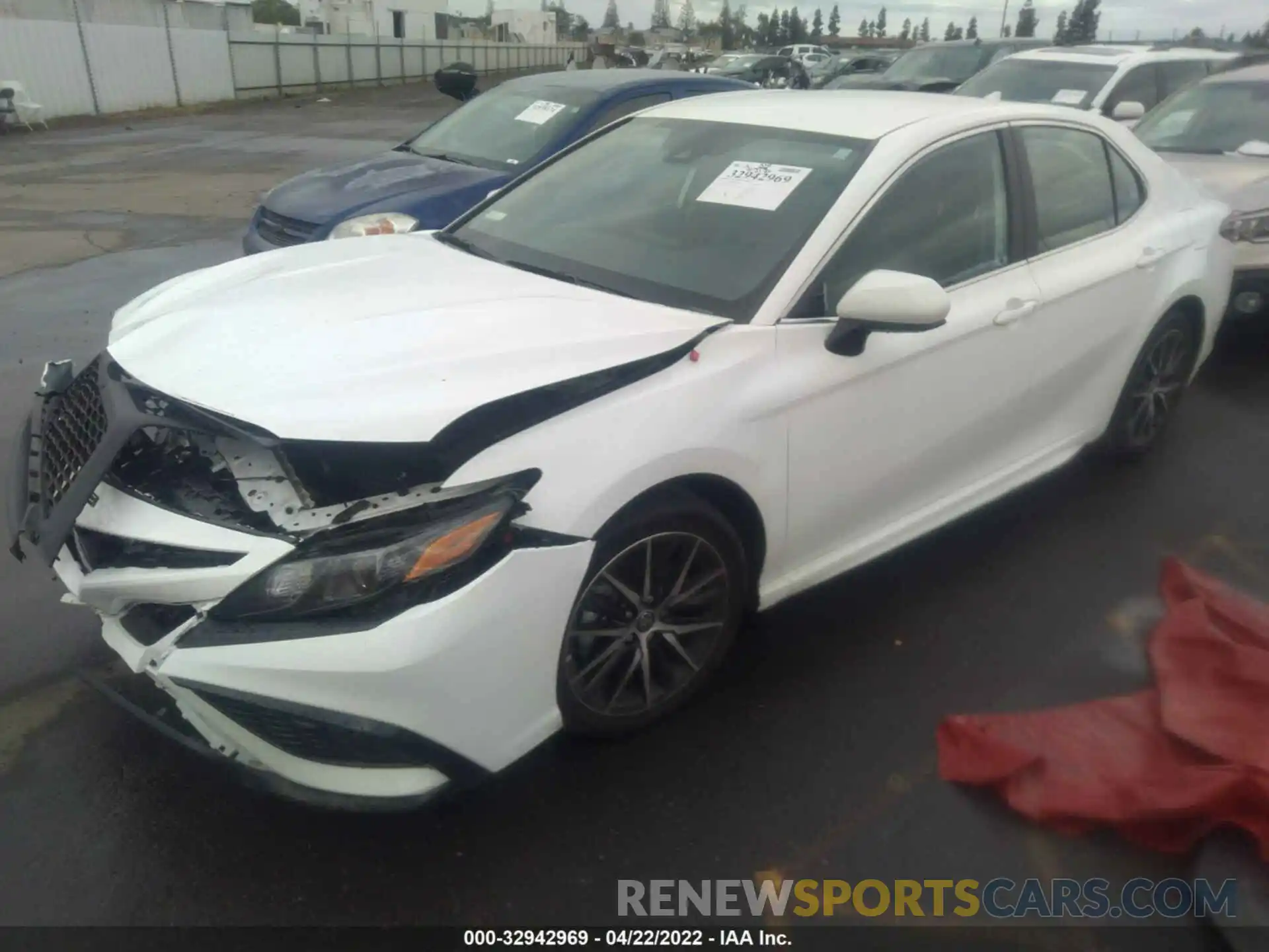 2 Photograph of a damaged car 4T1G11AK1MU592035 TOYOTA CAMRY 2021