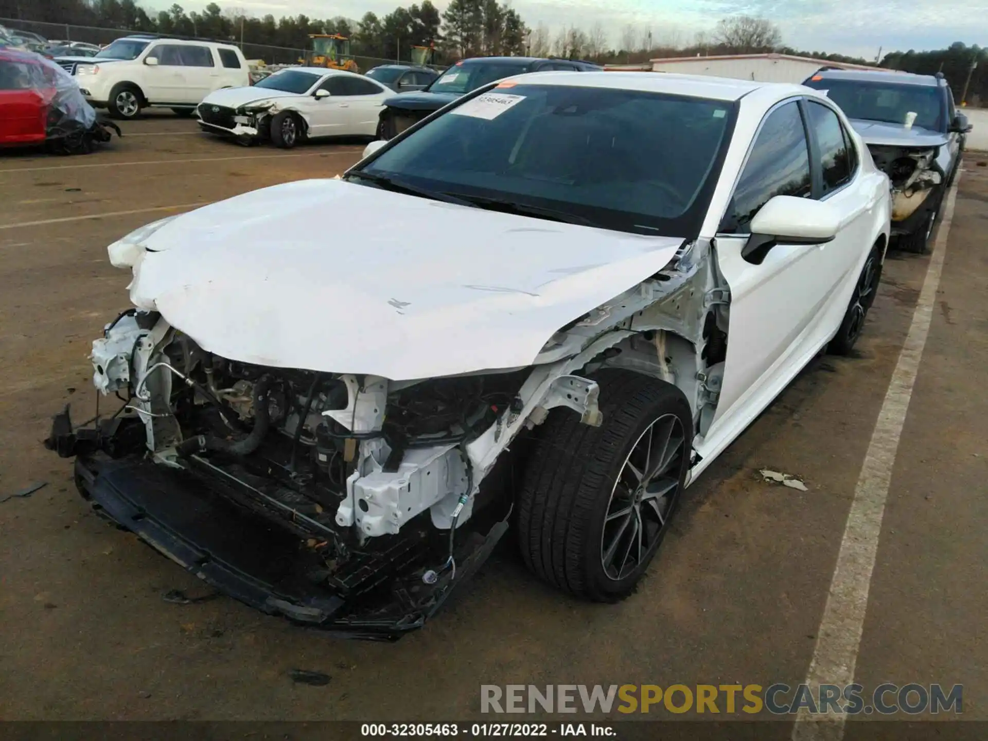 2 Photograph of a damaged car 4T1G11AK1MU601316 TOYOTA CAMRY 2021