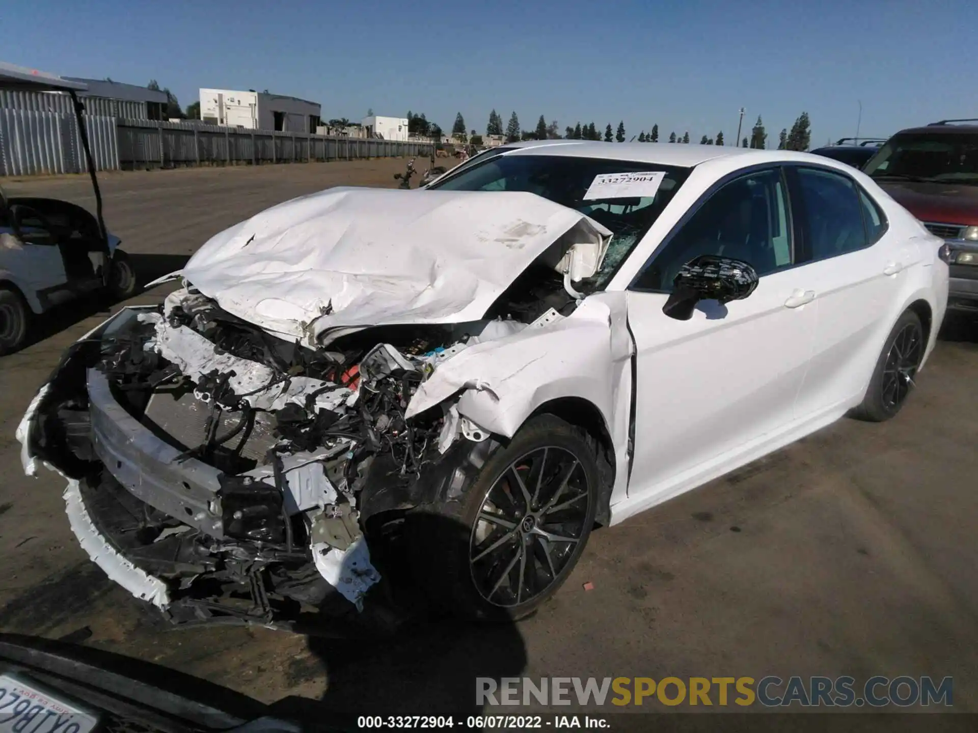 2 Photograph of a damaged car 4T1G11AK1MU601347 TOYOTA CAMRY 2021