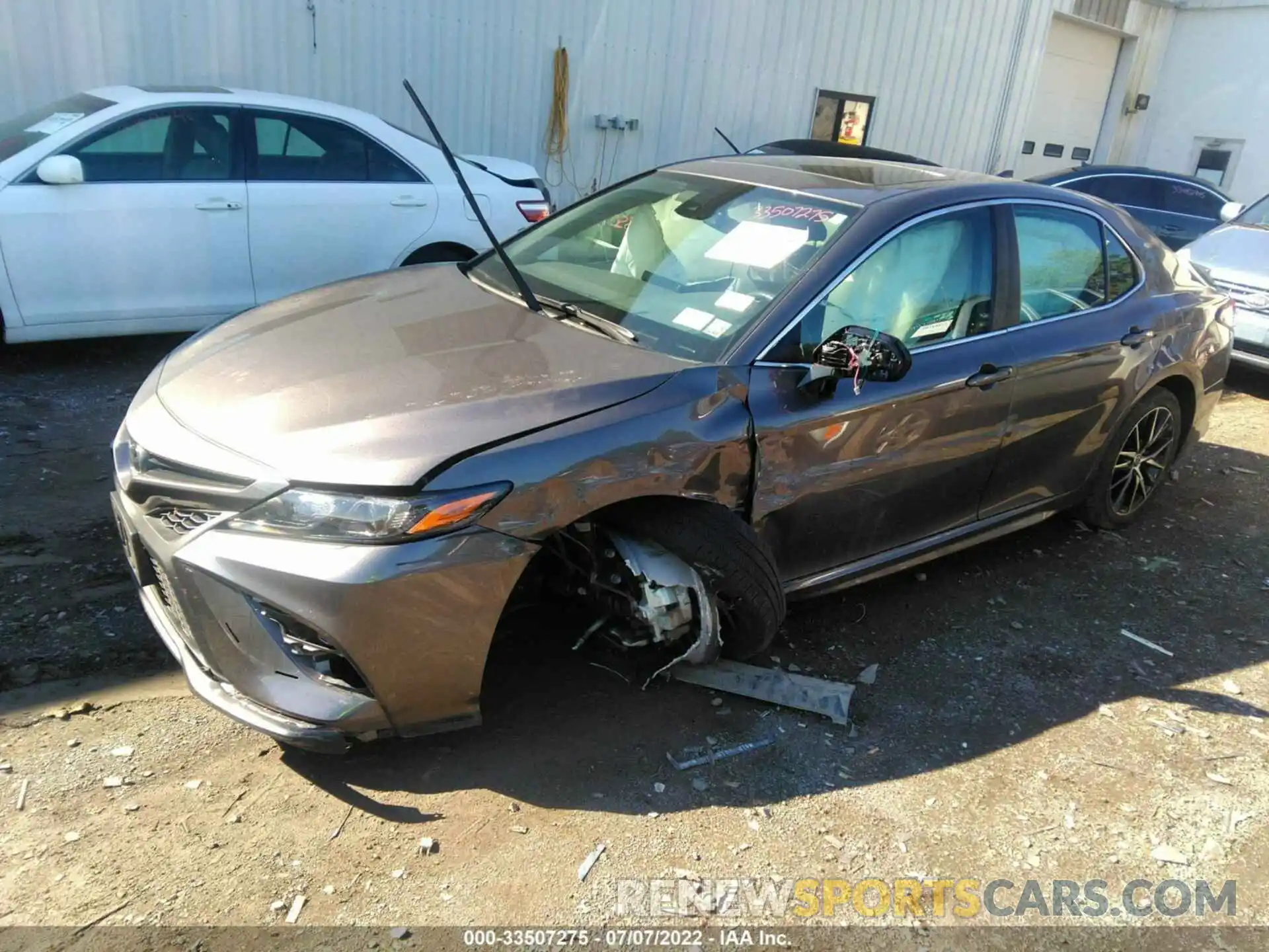 2 Photograph of a damaged car 4T1G11AK1MU602269 TOYOTA CAMRY 2021