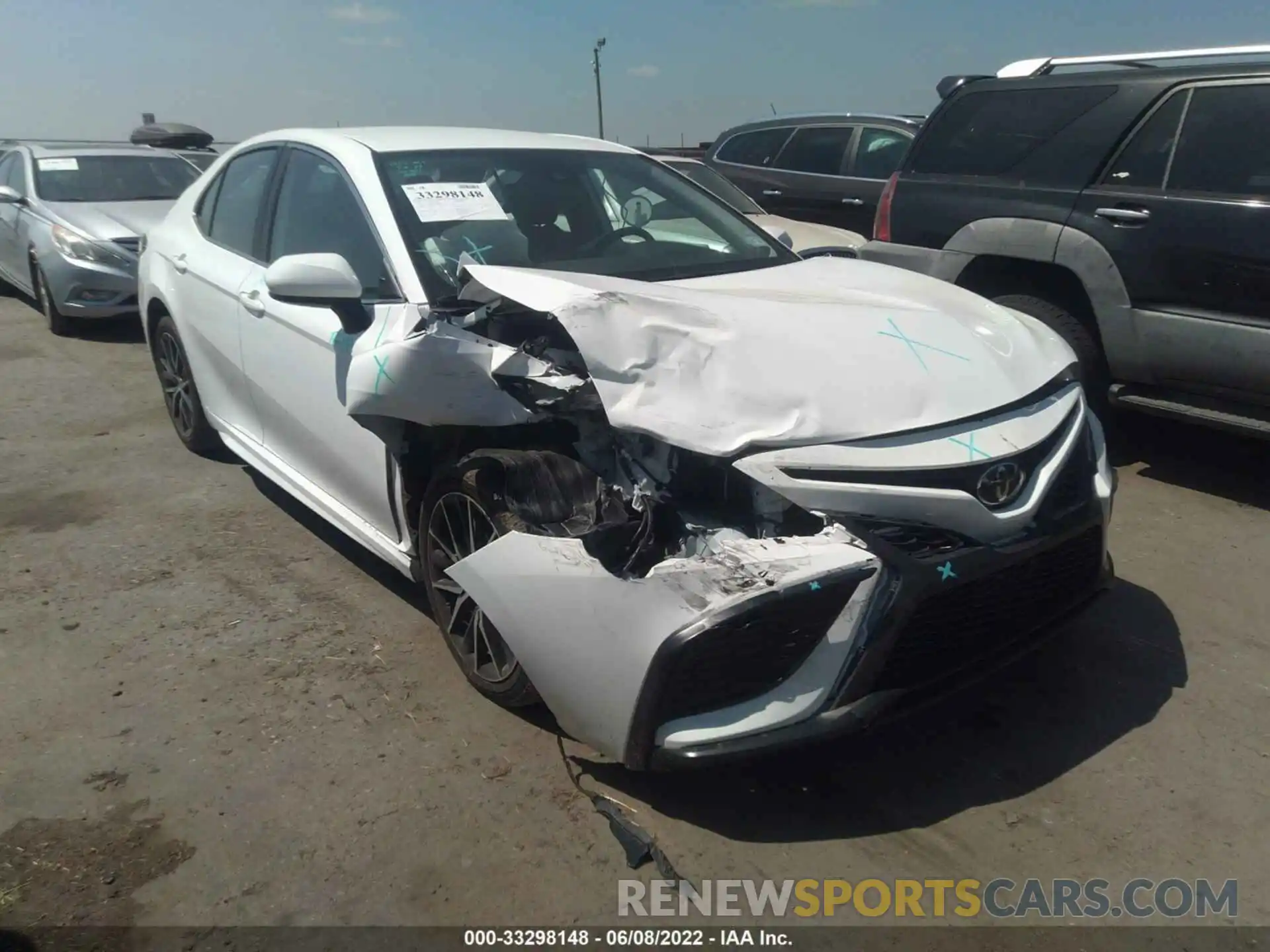 1 Photograph of a damaged car 4T1G11AK1MU609593 TOYOTA CAMRY 2021