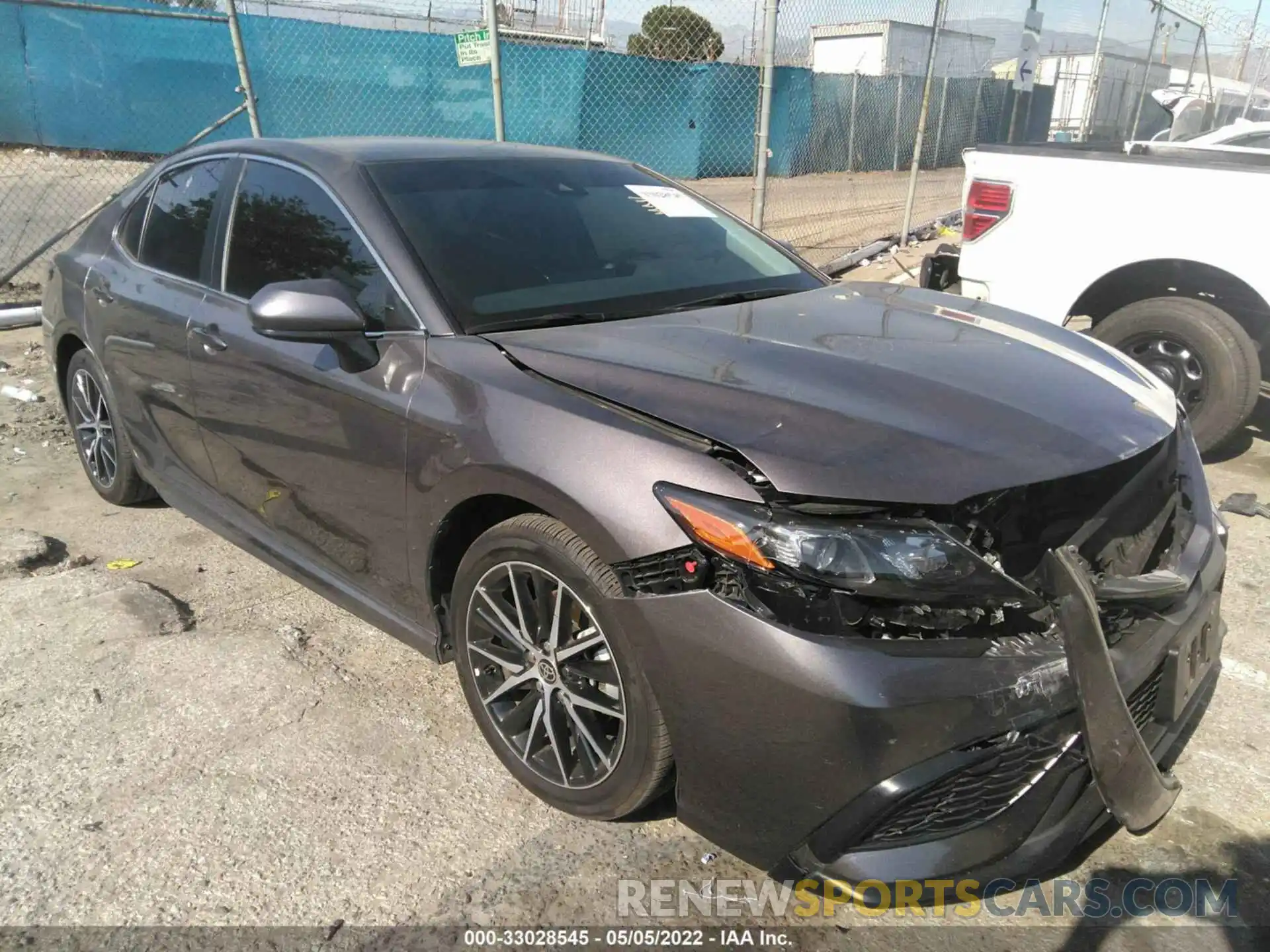 1 Photograph of a damaged car 4T1G11AK1MU615006 TOYOTA CAMRY 2021