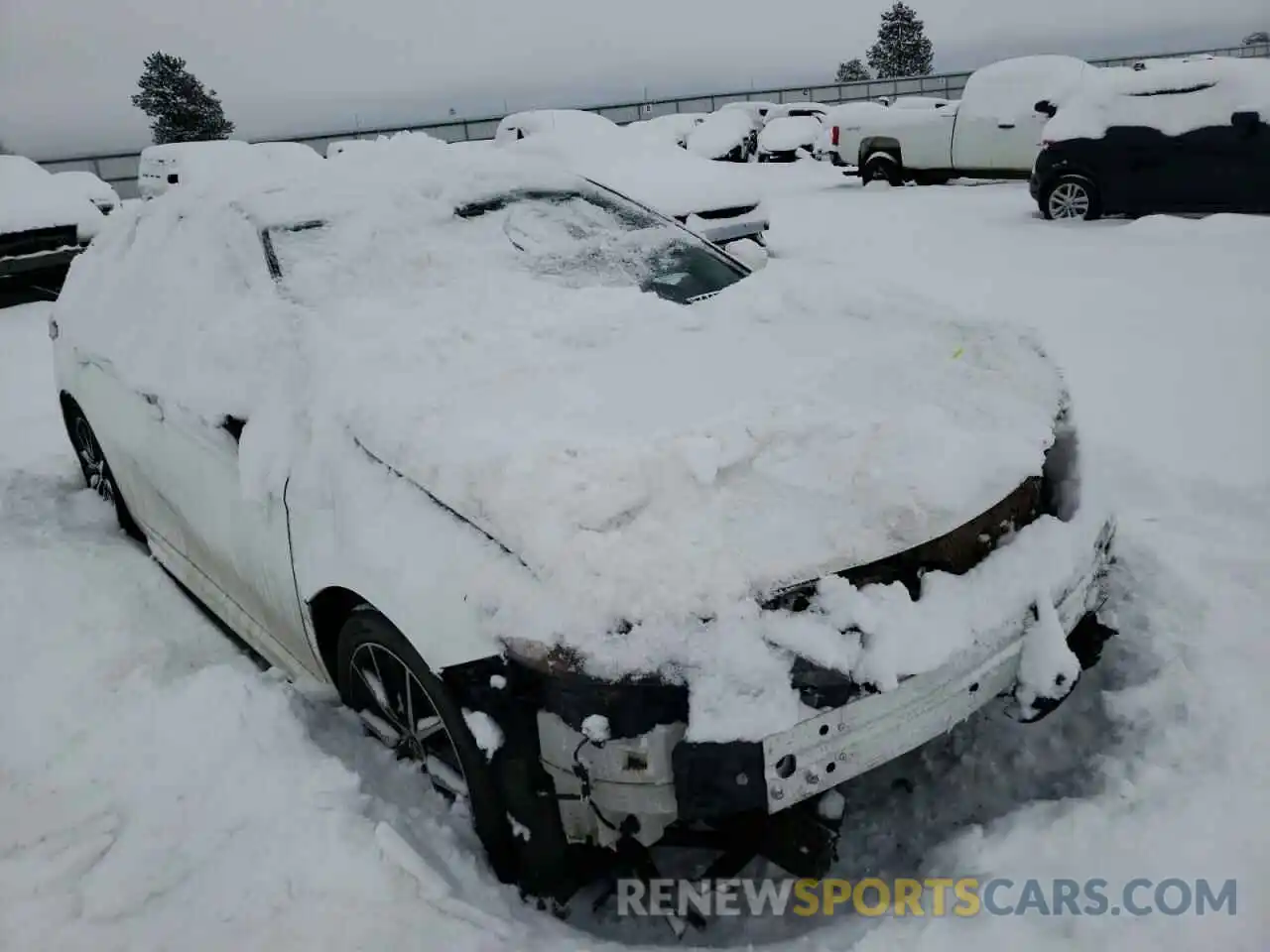 1 Photograph of a damaged car 4T1G11AK1MU616687 TOYOTA CAMRY 2021