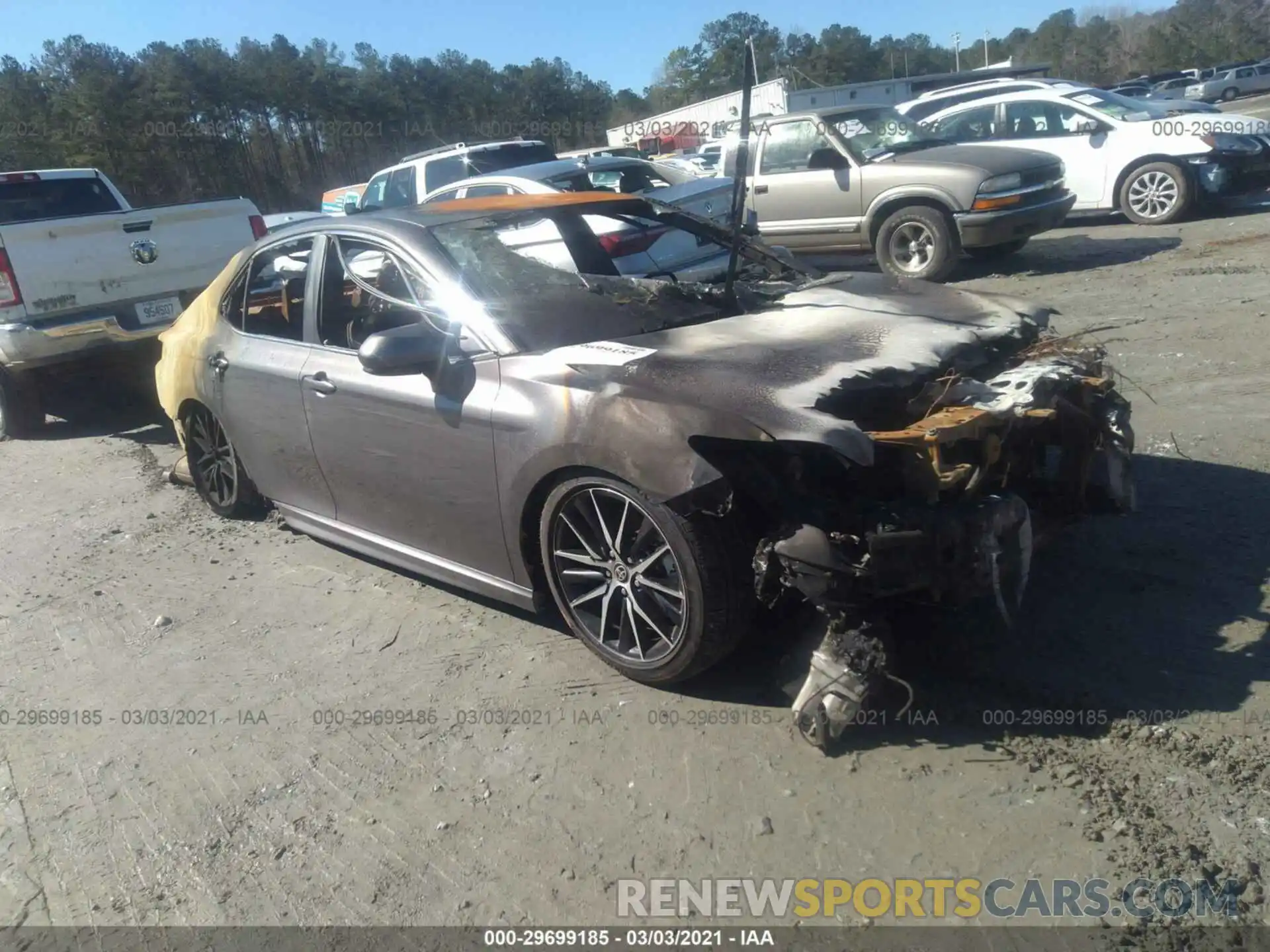 1 Photograph of a damaged car 4T1G11AK2MU407149 TOYOTA CAMRY 2021