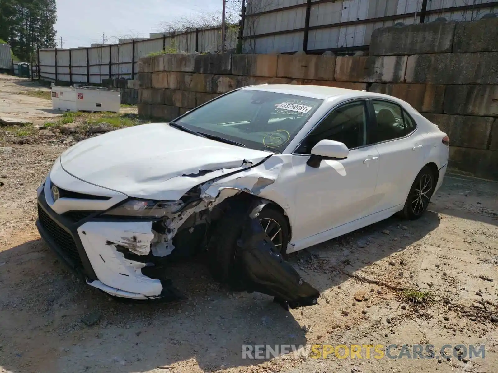2 Photograph of a damaged car 4T1G11AK2MU409760 TOYOTA CAMRY 2021