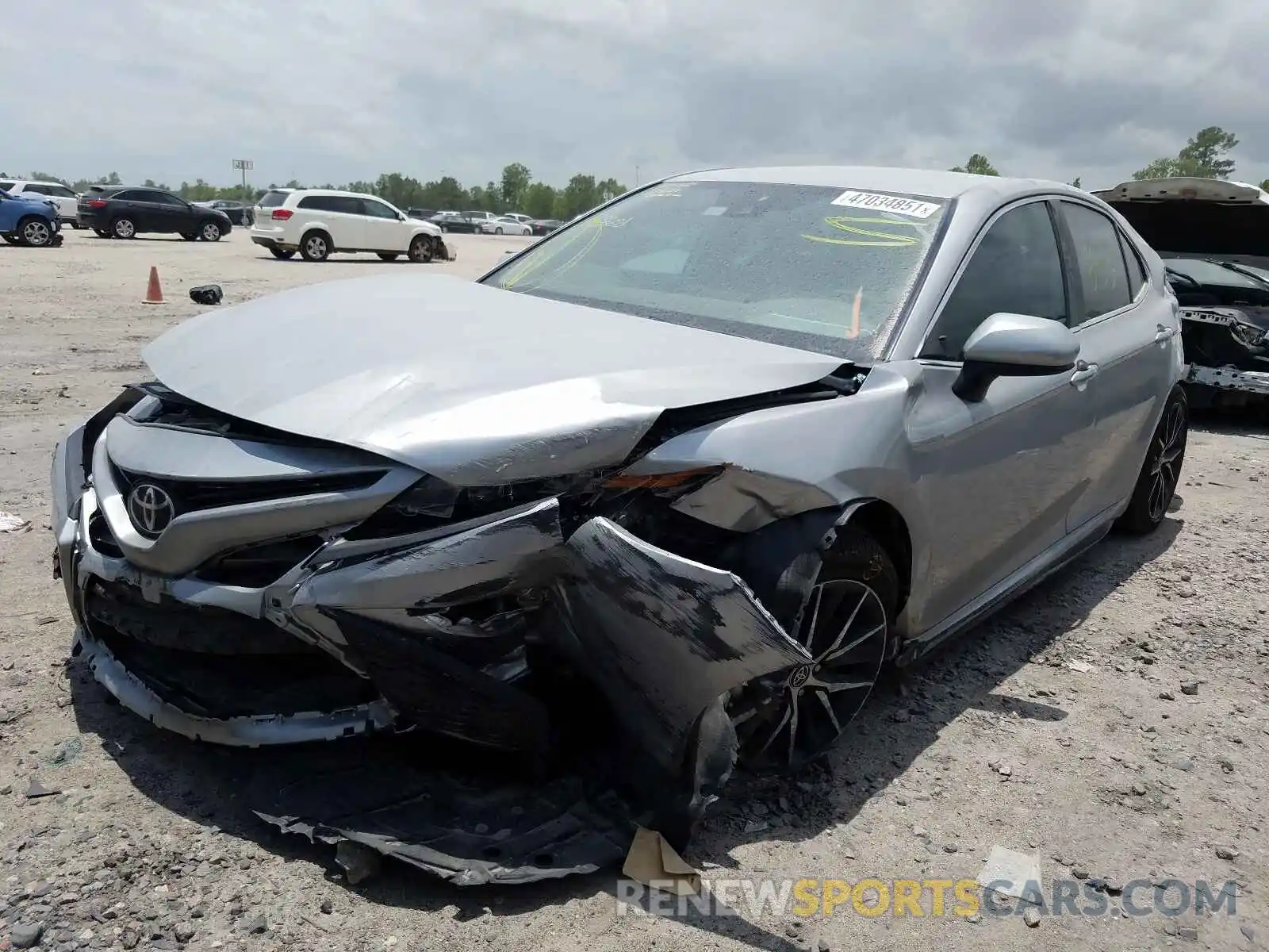 2 Photograph of a damaged car 4T1G11AK2MU410441 TOYOTA CAMRY 2021