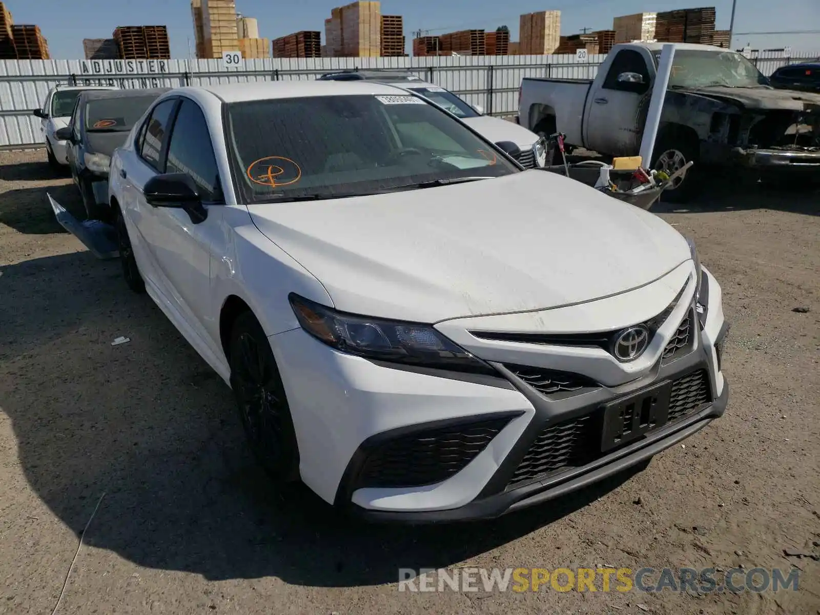 1 Photograph of a damaged car 4T1G11AK2MU411668 TOYOTA CAMRY 2021