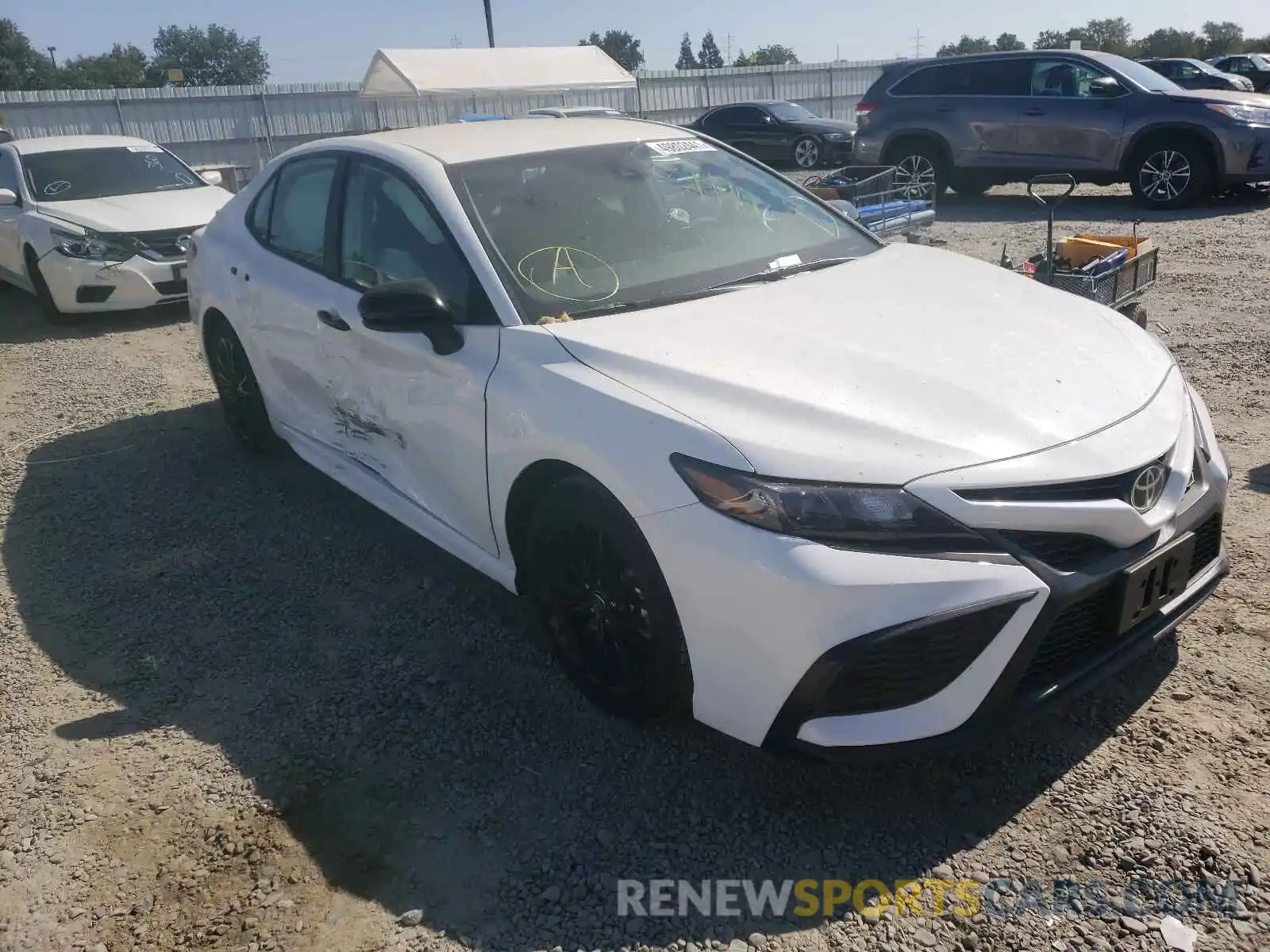 1 Photograph of a damaged car 4T1G11AK2MU414280 TOYOTA CAMRY 2021