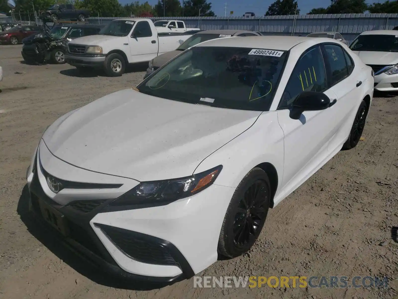 2 Photograph of a damaged car 4T1G11AK2MU414280 TOYOTA CAMRY 2021