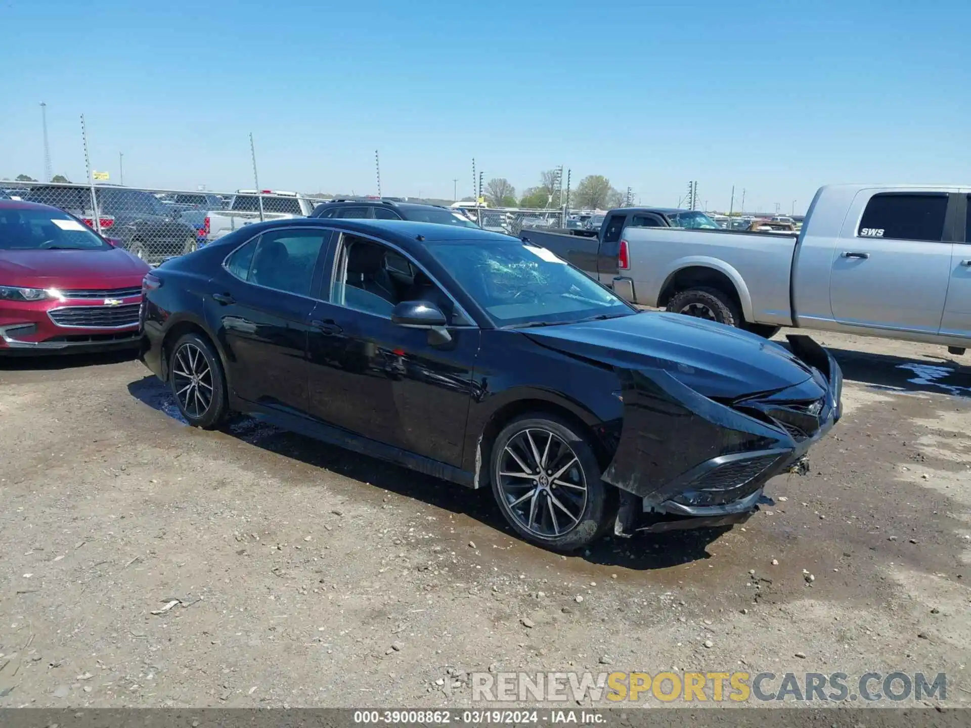 1 Photograph of a damaged car 4T1G11AK2MU415848 TOYOTA CAMRY 2021