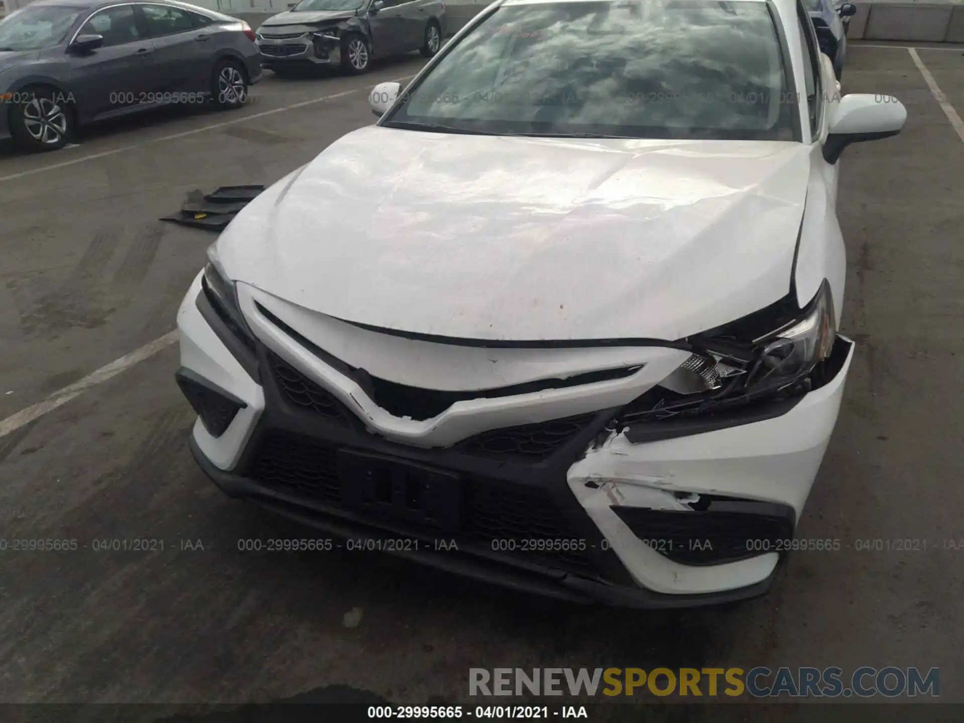 6 Photograph of a damaged car 4T1G11AK2MU417566 TOYOTA CAMRY 2021