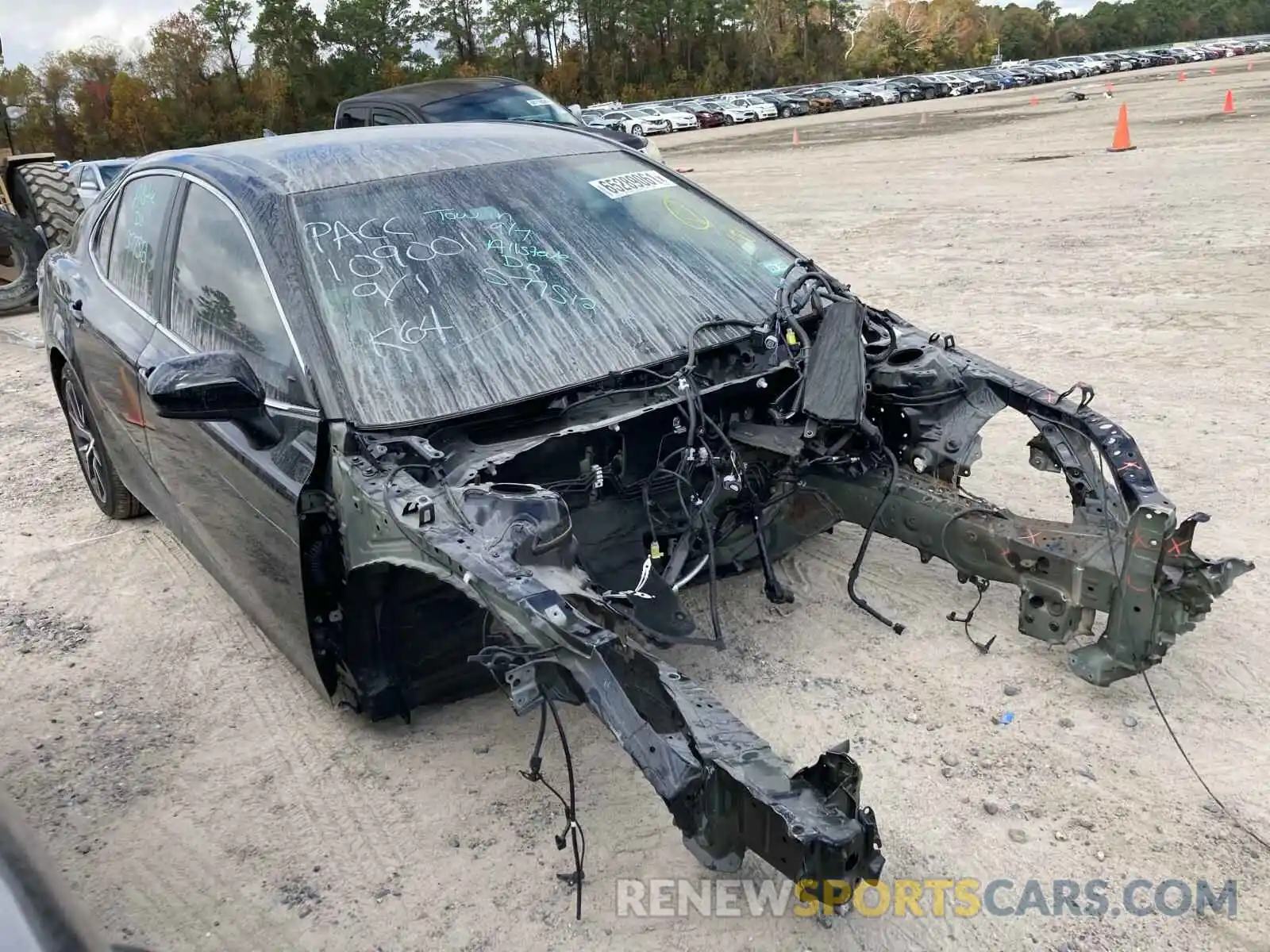 1 Photograph of a damaged car 4T1G11AK2MU418054 TOYOTA CAMRY 2021