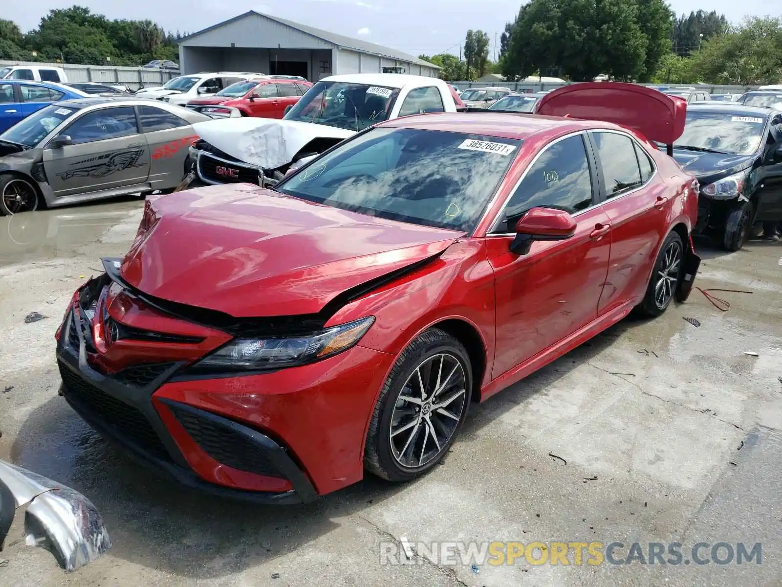 2 Photograph of a damaged car 4T1G11AK2MU419740 TOYOTA CAMRY 2021