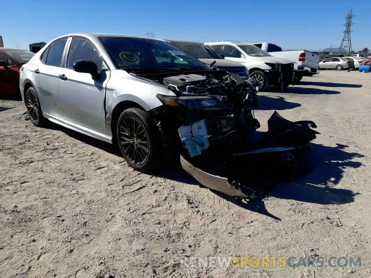 1 Photograph of a damaged car 4T1G11AK2MU421181 TOYOTA CAMRY 2021