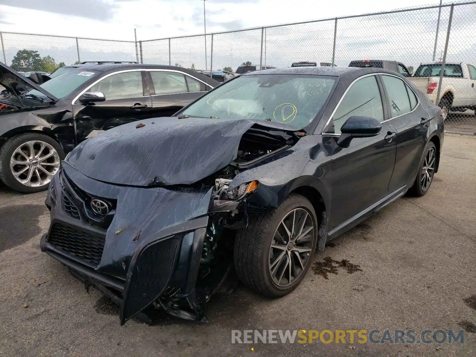 2 Photograph of a damaged car 4T1G11AK2MU423013 TOYOTA CAMRY 2021