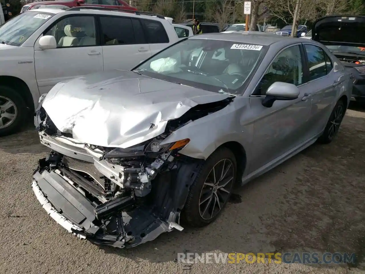 2 Photograph of a damaged car 4T1G11AK2MU424422 TOYOTA CAMRY 2021