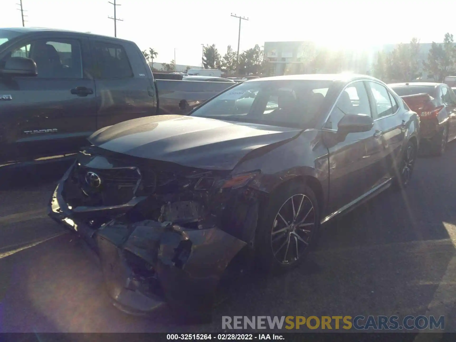 2 Photograph of a damaged car 4T1G11AK2MU424579 TOYOTA CAMRY 2021