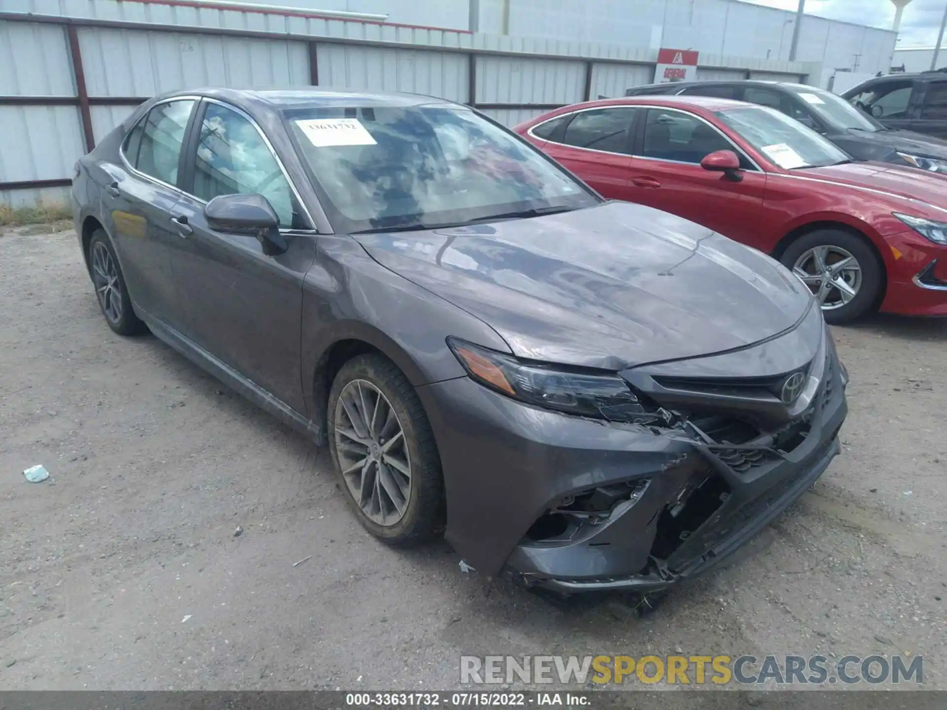 1 Photograph of a damaged car 4T1G11AK2MU424601 TOYOTA CAMRY 2021