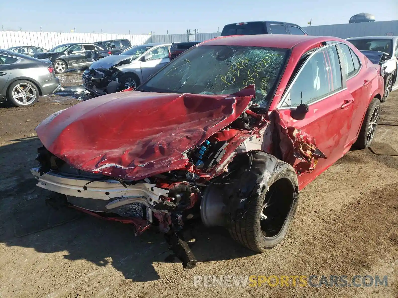 2 Photograph of a damaged car 4T1G11AK2MU427448 TOYOTA CAMRY 2021