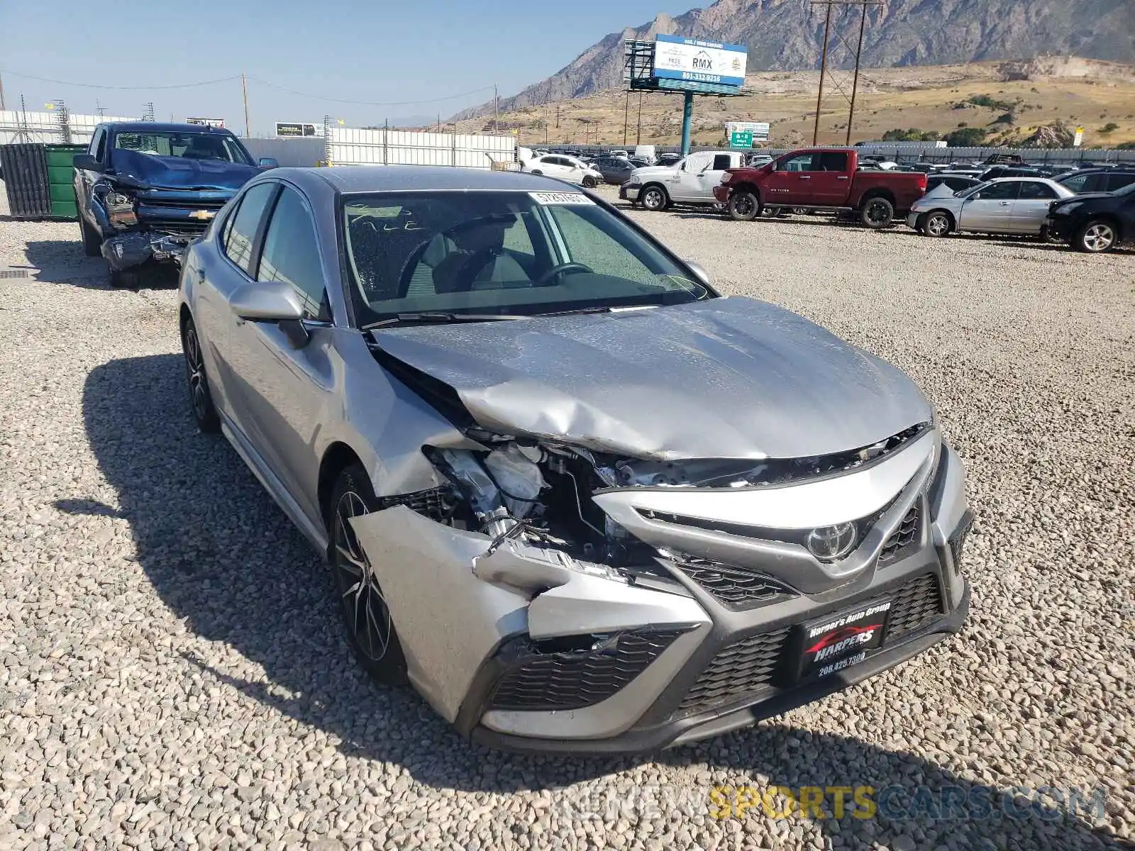 1 Photograph of a damaged car 4T1G11AK2MU429801 TOYOTA CAMRY 2021