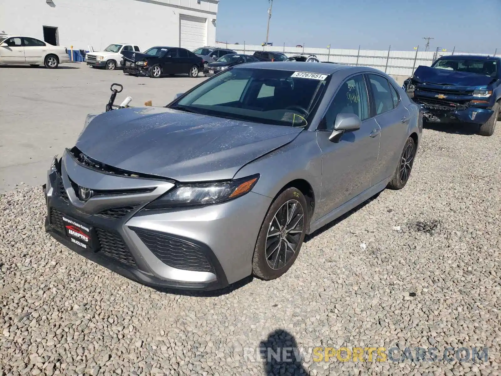 2 Photograph of a damaged car 4T1G11AK2MU429801 TOYOTA CAMRY 2021