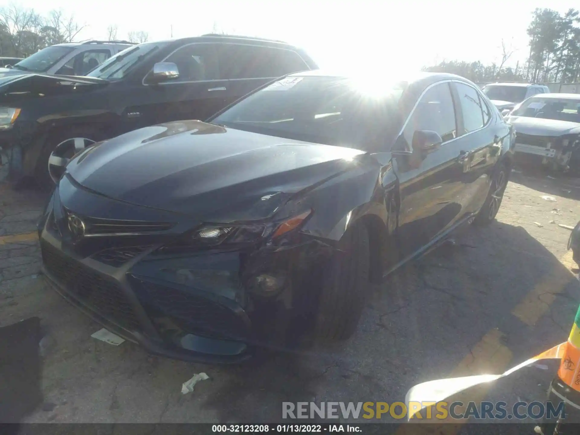 2 Photograph of a damaged car 4T1G11AK2MU430107 TOYOTA CAMRY 2021