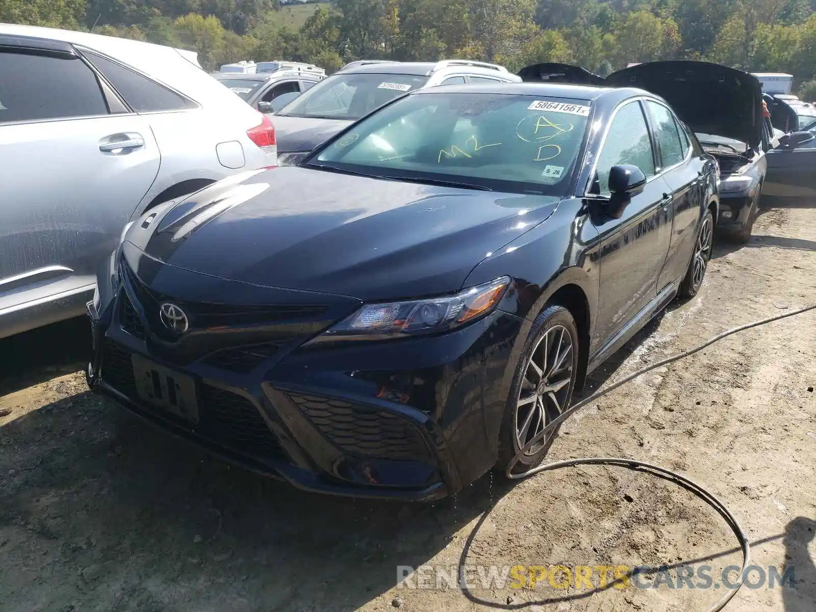 2 Photograph of a damaged car 4T1G11AK2MU434531 TOYOTA CAMRY 2021