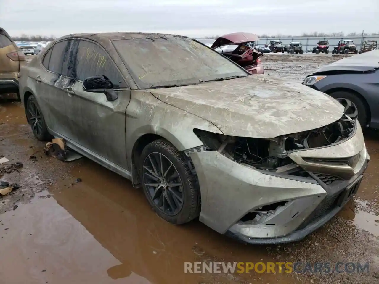 1 Photograph of a damaged car 4T1G11AK2MU434979 TOYOTA CAMRY 2021