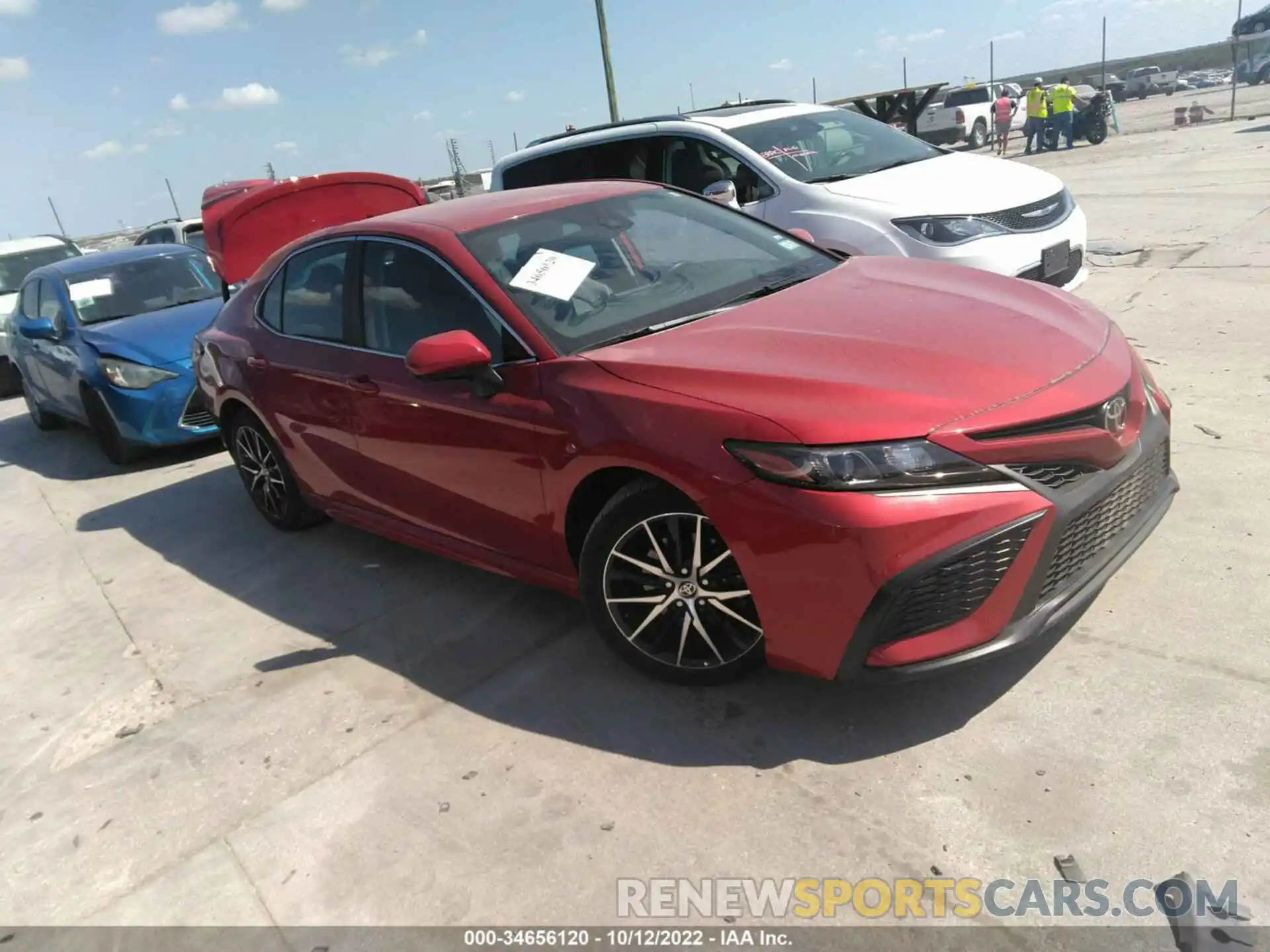 1 Photograph of a damaged car 4T1G11AK2MU441656 TOYOTA CAMRY 2021