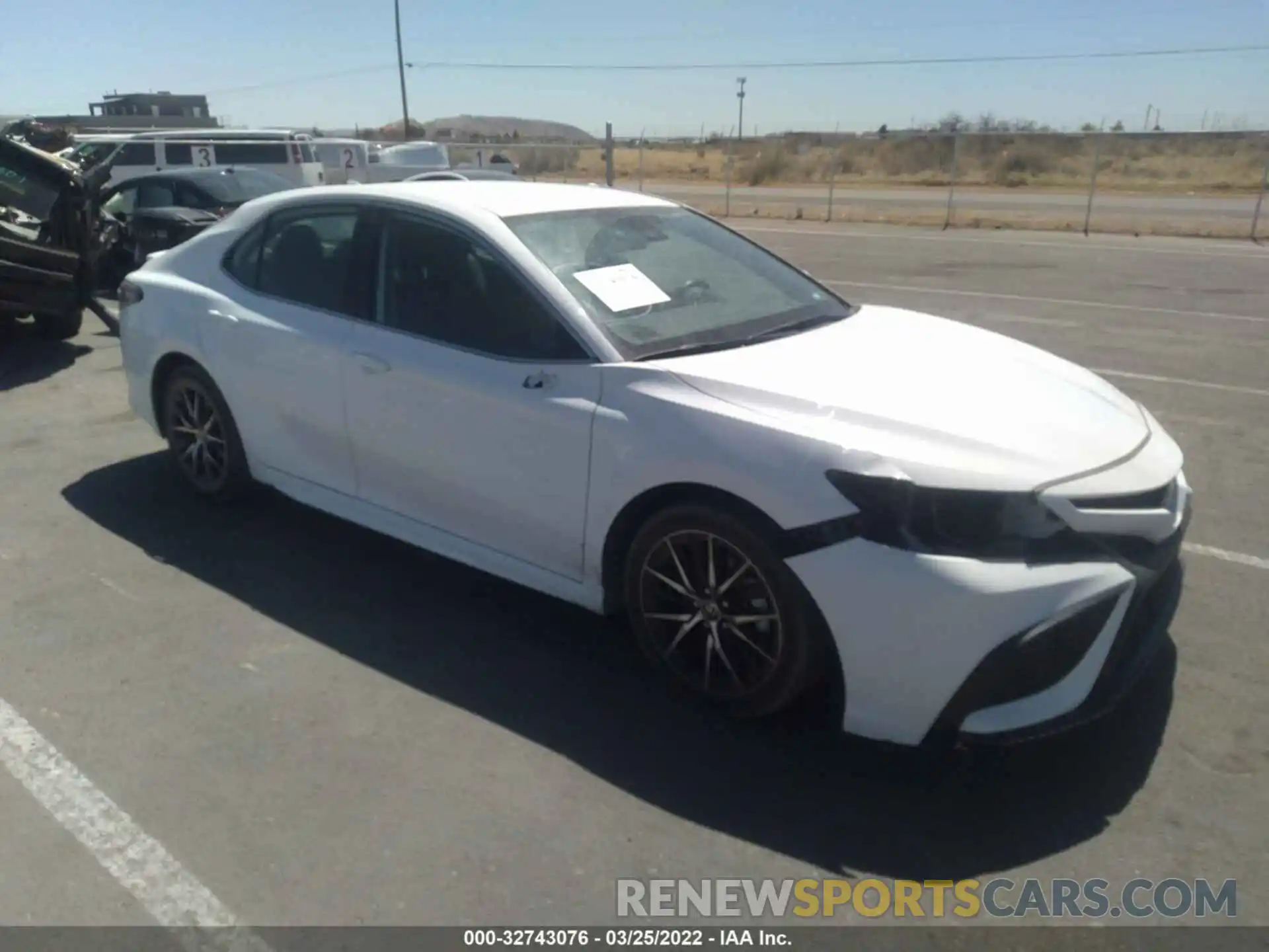 1 Photograph of a damaged car 4T1G11AK2MU443892 TOYOTA CAMRY 2021