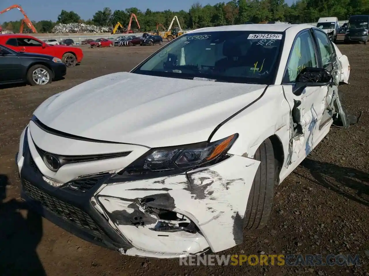 2 Photograph of a damaged car 4T1G11AK2MU445061 TOYOTA CAMRY 2021