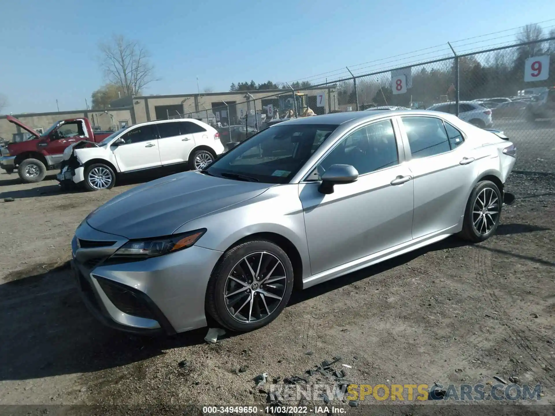 2 Photograph of a damaged car 4T1G11AK2MU448056 TOYOTA CAMRY 2021