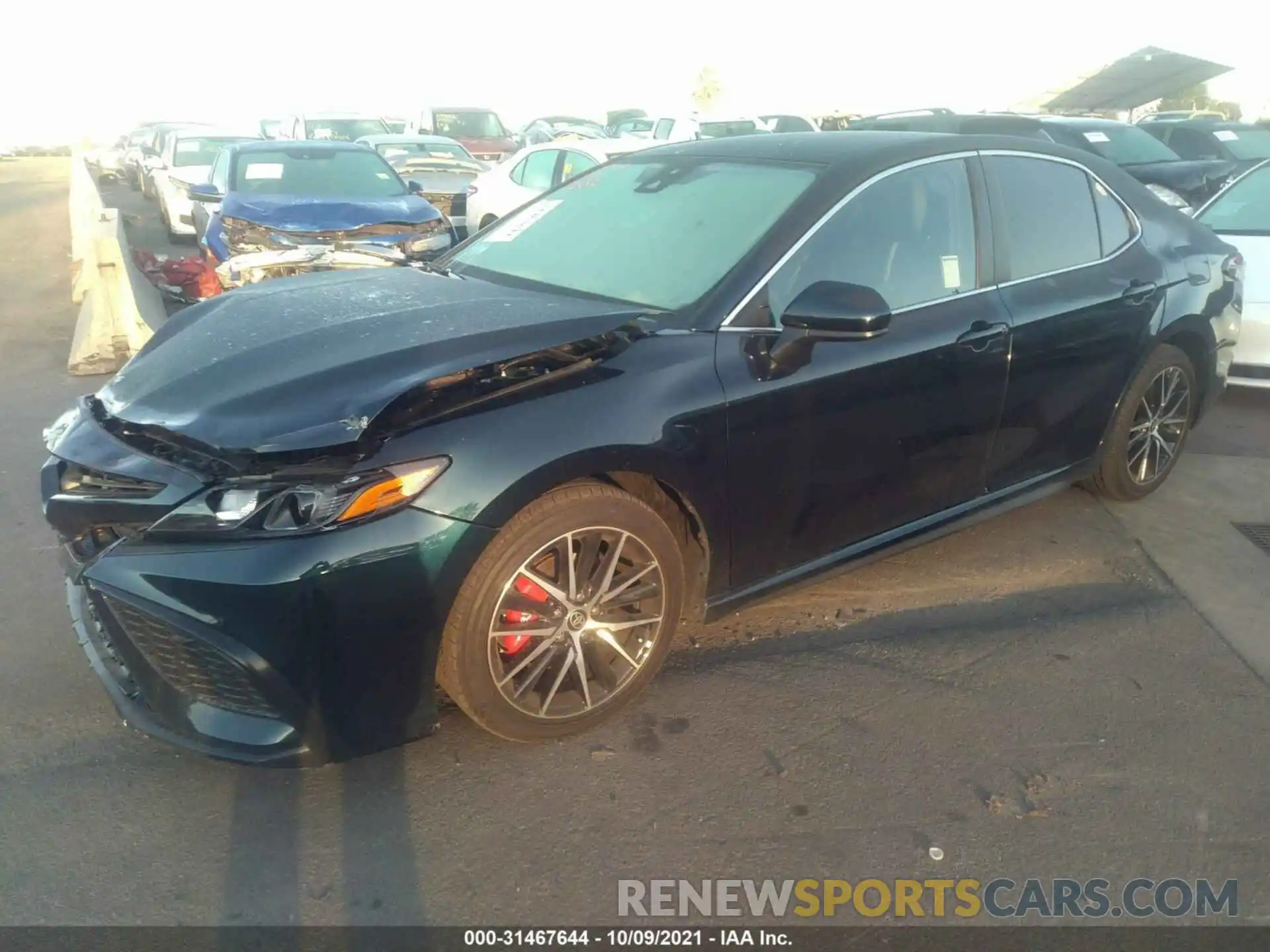 2 Photograph of a damaged car 4T1G11AK2MU470042 TOYOTA CAMRY 2021