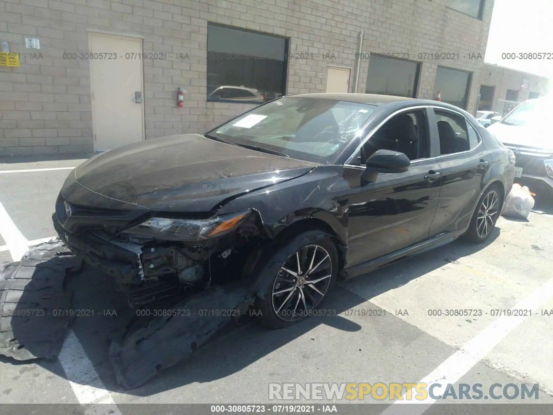 2 Photograph of a damaged car 4T1G11AK2MU472065 TOYOTA CAMRY 2021