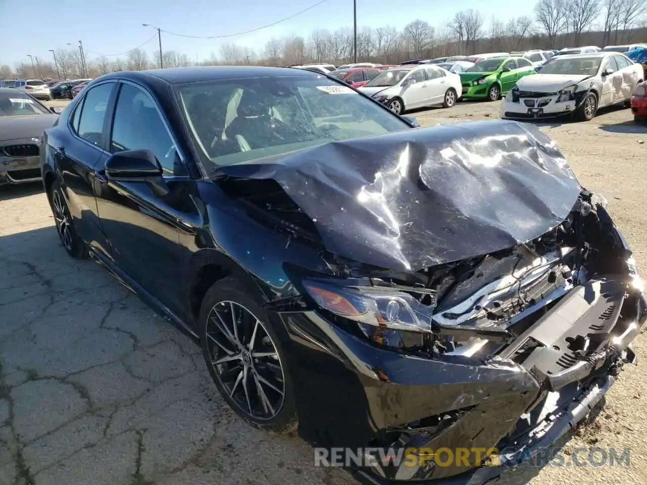 1 Photograph of a damaged car 4T1G11AK2MU474057 TOYOTA CAMRY 2021